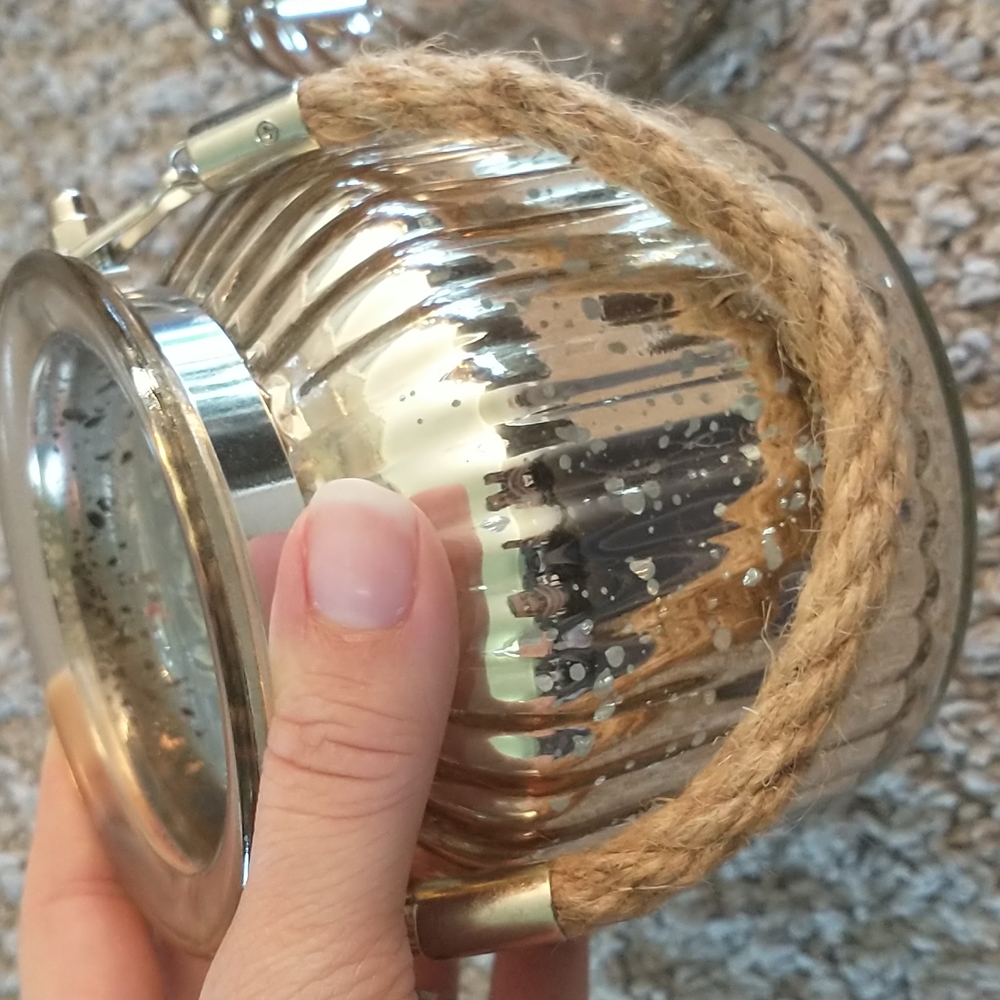 Decorative Gold/Bronze Jars 2/$10